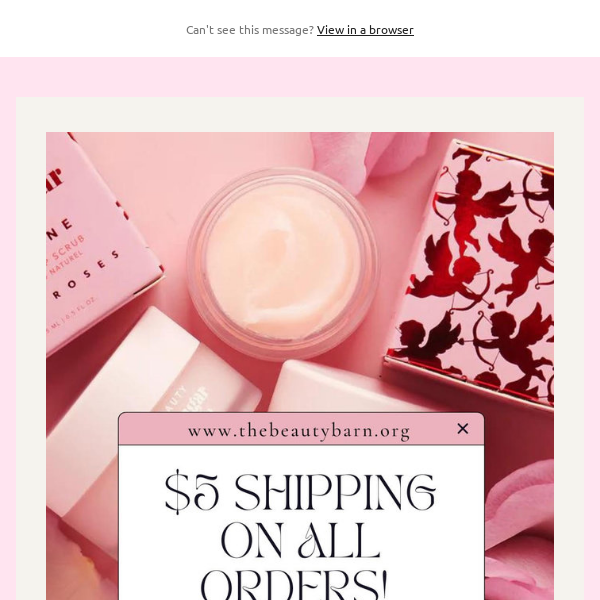 💞 Treat Yourself with $5 Shipping!