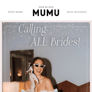 BRIDES! THIS LAUNCH IS FOR YOU 💍