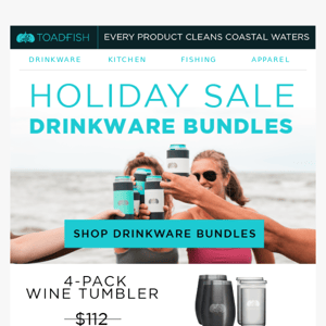 Up to $34 OFF Drinkware Bundles!