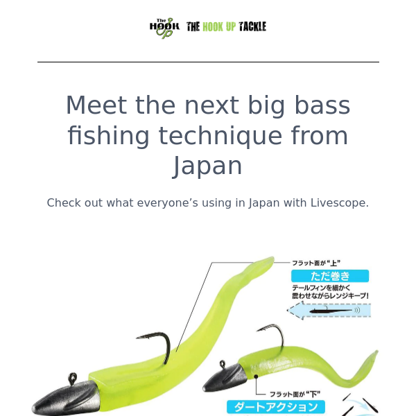 New bass fishing technique from Japan - The Hook Up Tackle