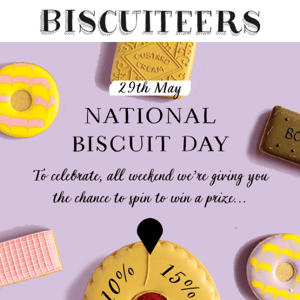 Spin to win for National Biscuit Day 🥇