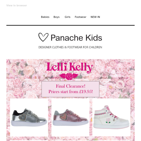 Lelli Kelly Final CLEARANCE!! 💖