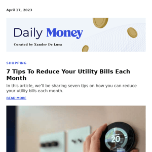 7 Tips To Reduce Your Utility Bills Each Month