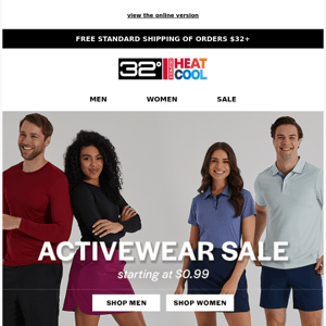 $0.99 + Up Activewear Sale | Shop Socks, Active Tops, Active Bottoms + More