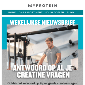 Het antwoord op 9 urgente creatine vragen