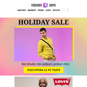 Holiday SALE: Levi's, Gant, Jack&Jones, Reebok, Fossil &more