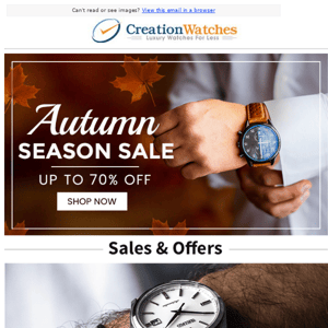 Autumn Season Sales - Up To 70% Off