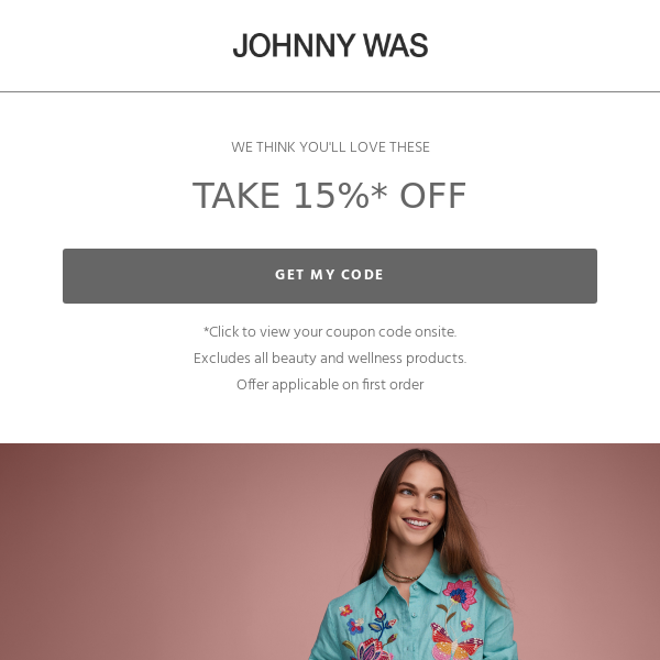 Reminder: Save 15% on Top Looks