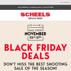 Black Friday: Firearms & Ammo Up to $600 Off