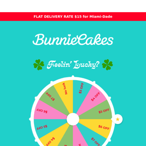 Spin our Sweet Wheel Deal! 🌈🧁🍀