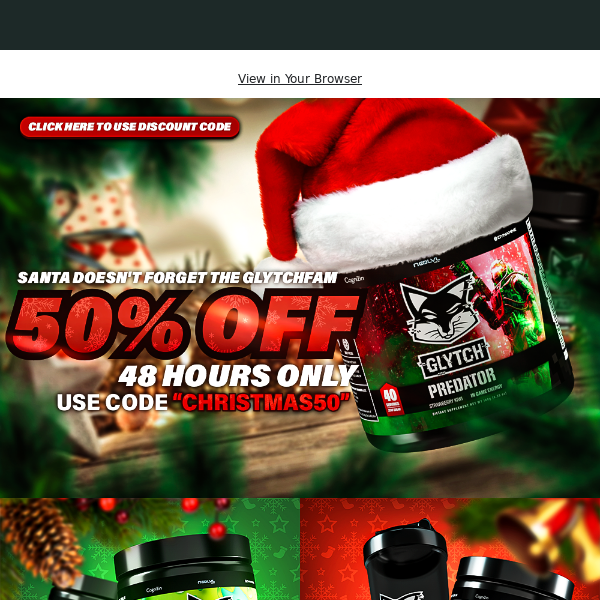 Last Minute GLYTCHmas Deal: 50% OFF for 48 Hours Only!