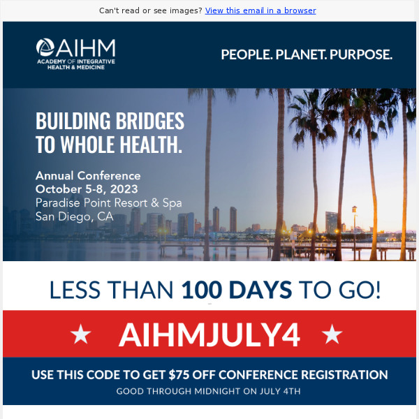 4th of July Conference Discount Code - $75 OFF Registration!