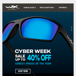 Cyber Monday Extended - 40% Off