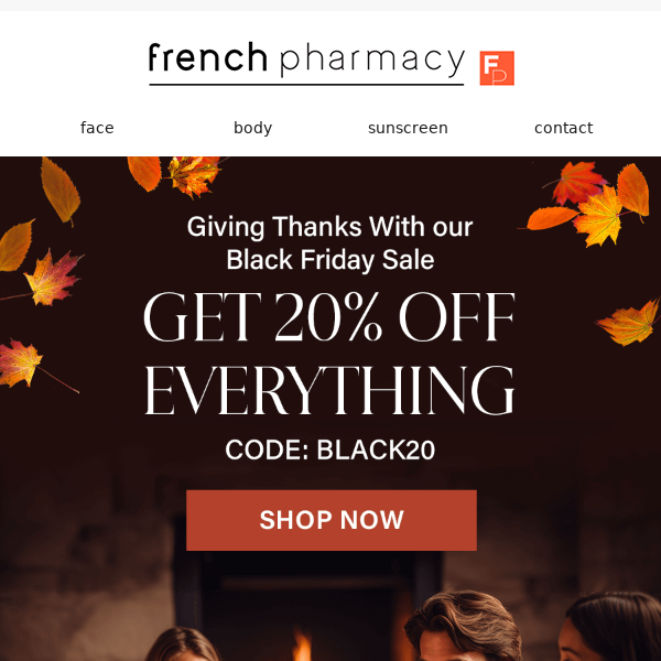 Happy Thanksgiving French Pharmacy ❤️