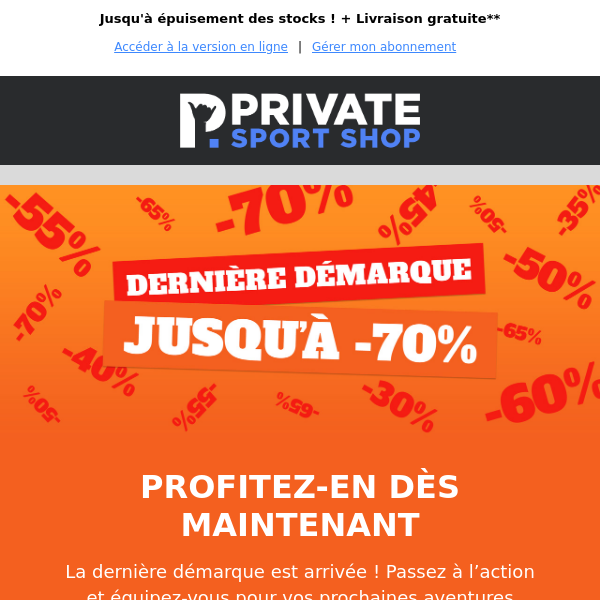 Dernière Démarque : bien équipé à prix soldés ! 👊