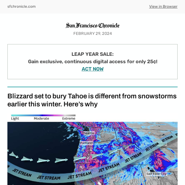 Huge blizzard set to bury Tahoe. Here's latest on forecast and impacts