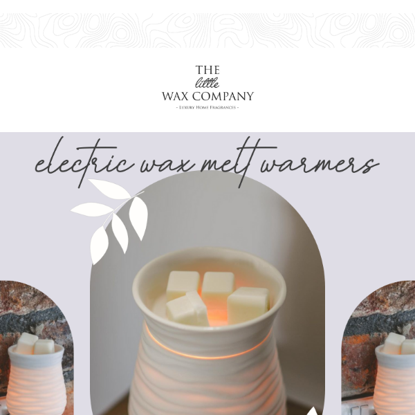 Get A Beautiful Ambient Glow With Our Electric Wax Melt Warmers 💡 - The  Little Wax Company