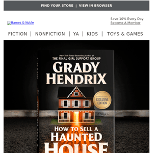 "How to Sell a Haunted House" is classic Grady Hendrix: equal parts heartfelt & terrifying