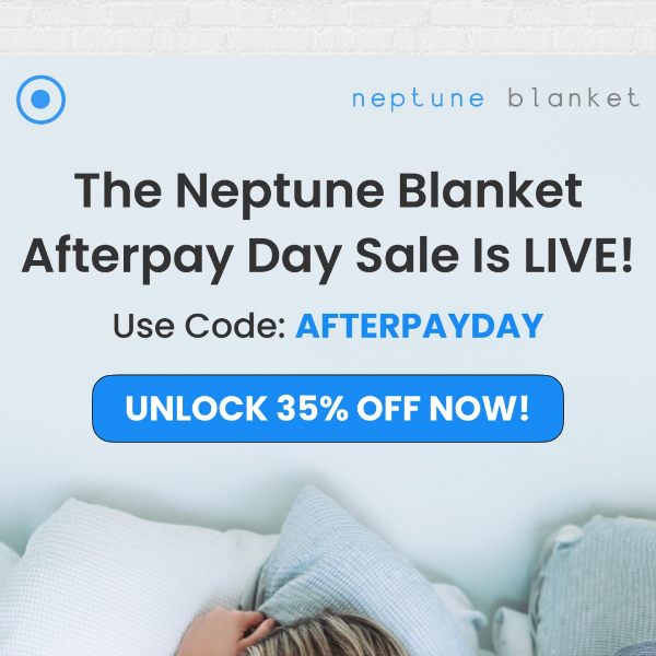 🚨 Save 35% This Afterpay Day! 🚨