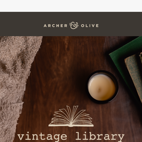 Archer Olive, Vintage Library, Subscription Box, Multi-Color - Dutch Goat