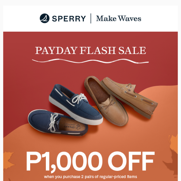 Get P1,000 OFF!