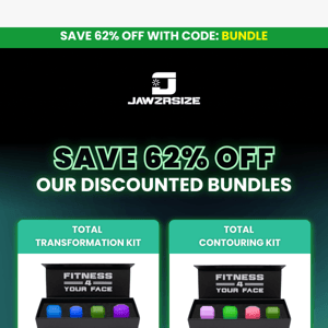 Save up to 62% off! 🤯