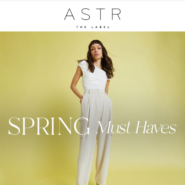 Spring Must Haves