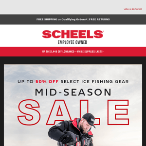 Ice Fishing Sale—Up to 50% Off!