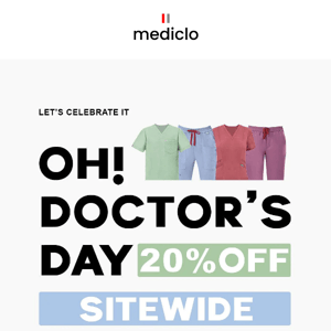 Doctor's Day celebration starts today!