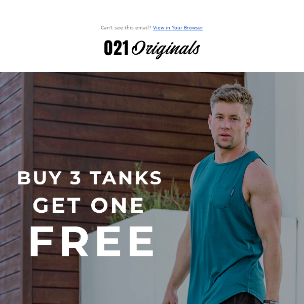 Buy 3 Tanks and Get One FREE 🤑