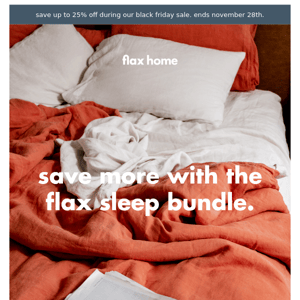 Save Even More This Black Friday With the Flax Sleep Bundle