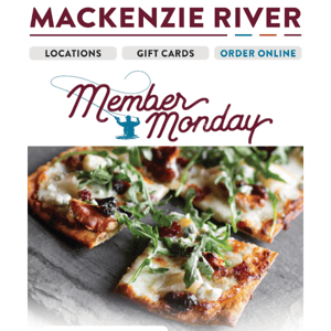 FREE FLATBREAD - Monday only ⚡️