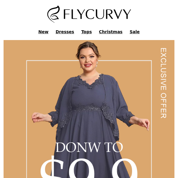 😘.FlyCurvy. Save Big-UP TO 80% OFF！！🎊