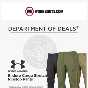 DOD: $25 off UA Ripstop Cargo Pants 👖