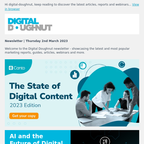 [Newsletter] AI and the State of Digital Content + Much More 📰