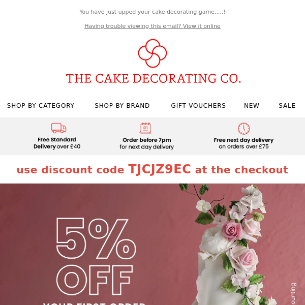 The Cake Decorating Co - Latest Emails, Sales & Deals