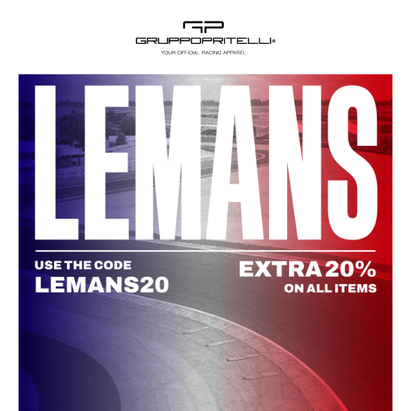 Waiting for LE MANS | Use the code: LEMANS20