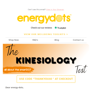 Energy Dots, Still on the fence, read what our customers have to say....