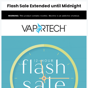 ✨  VaporTech USA MARCH Flash Sale 20% OFF Everything Extended!! ✨