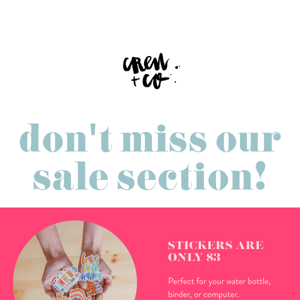 don't miss our huge sale section!🚨