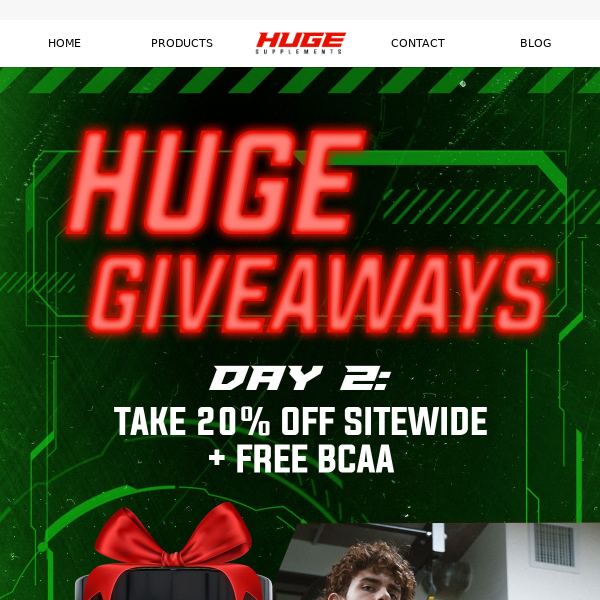 20% Off Sitewide + Free BCAA's 🤯