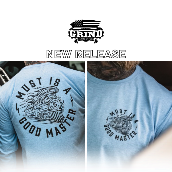 ⚡️New GRIND release: MUST IS A GOOD MASTER Long Sleeve Tee⚡️