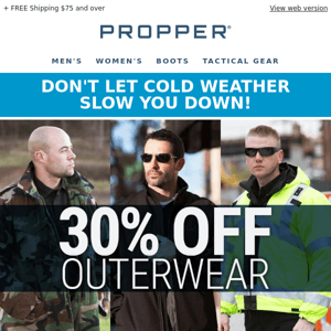 Outerwear Blowout: 30% OFF!