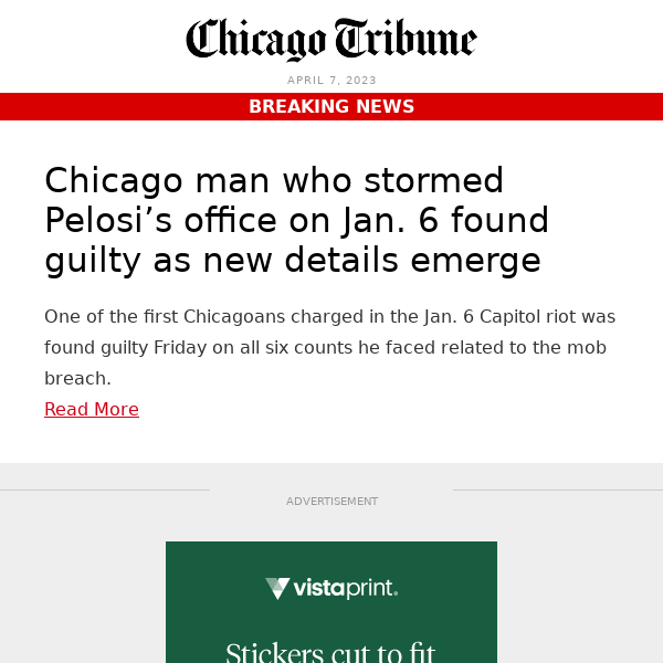 Chicago man who stormed Pelosi’s office on Jan. 6 found guilty