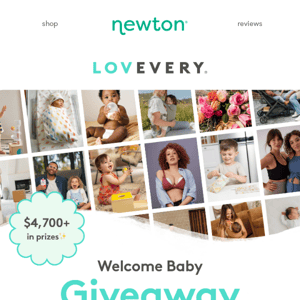 Need new baby essentials? Enter to win over $4,700 in prizes!