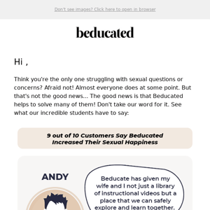 "Beducated is like nothing I've seen before..."