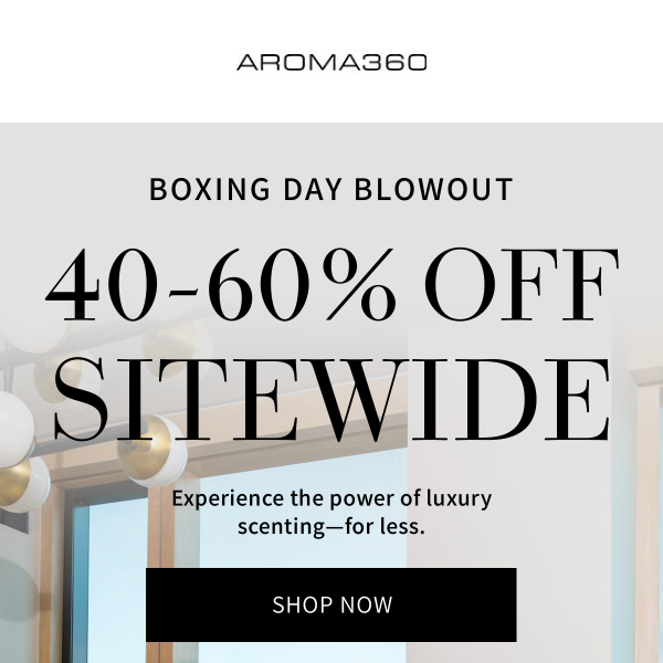 40-60% OFF Sitewide!