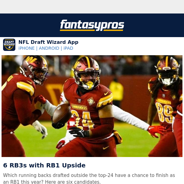 2022 Fantasy Football: FantasyPros Mock Draft Wizard - Fantasy Six