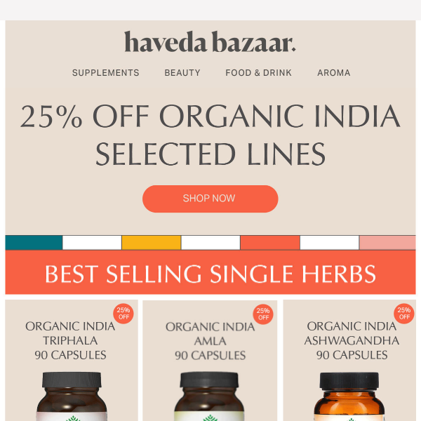 ✨SAVE 25% | Select Organic India Formulas✨