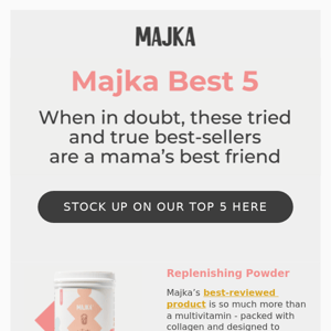 Fall in love with Majka’s Top 5 best-sellers 😍